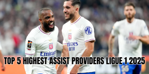 top 5 highest assist providers ligue 1 2025