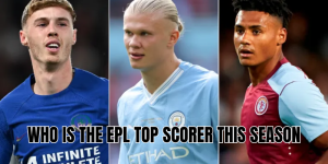 who is the epl top scorer this season